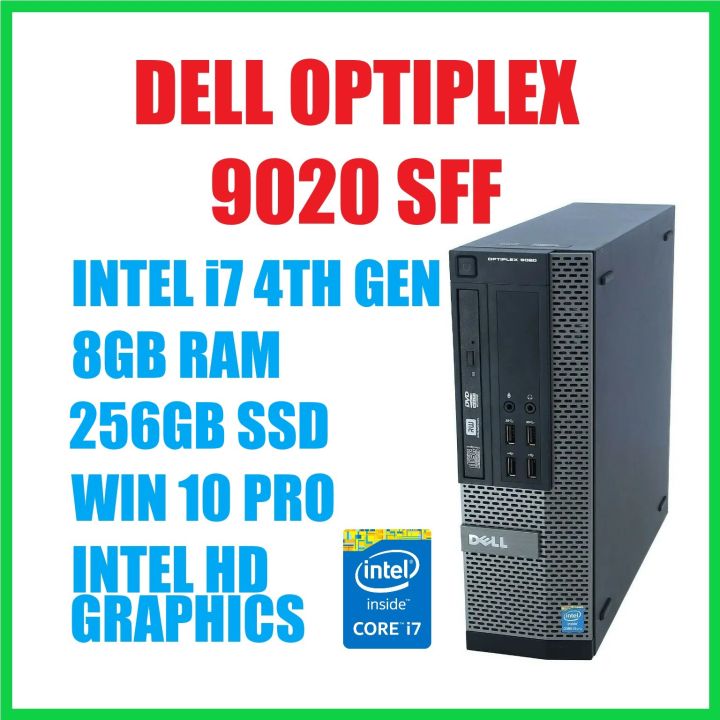 Dell Optiplex 9020 Small Form Factor Dell OptiPlex 9020 Small Form Factor INTEL I7 4TH GEN/8GB RAM/256GB SSD