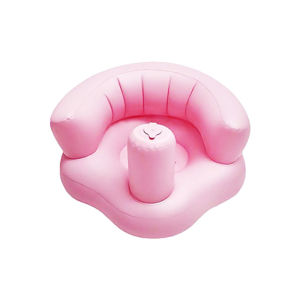Inflatable Baby Sofa Chair Baby Support Seat Portable Baby Learning Seat Bathroom Baby Bathing Chair Learn to Sit Chair Baby Dining Chair Lunch Chair (for baby 0-18 months )