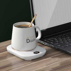 Pemanas Gelas Cangkir Kopi Teh Coaster Coffee Cup Warmer Heating Pad