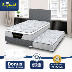 Springbed / Kasur 2 in 1 Elephant Longdale Rebounded