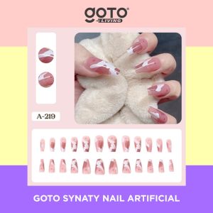 Goto Synaty Kuku Palsu Lem Pengantin Fake Nail Art Aesthetic Wedding