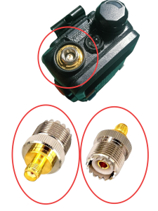 ขั้วแปลง วิทยุสื่อสาร ต่อสายอากาศ SMA BAOFENG UV-5R Quansheng UV-K5 UV-K6 รุ่นอื่นขั้ว SMA