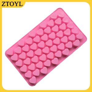 ZTOYL  Mini trái tim Khuôn Silicone Ice Cube khay DIY sô cô la fondant khuôn 3D bánh ngọt