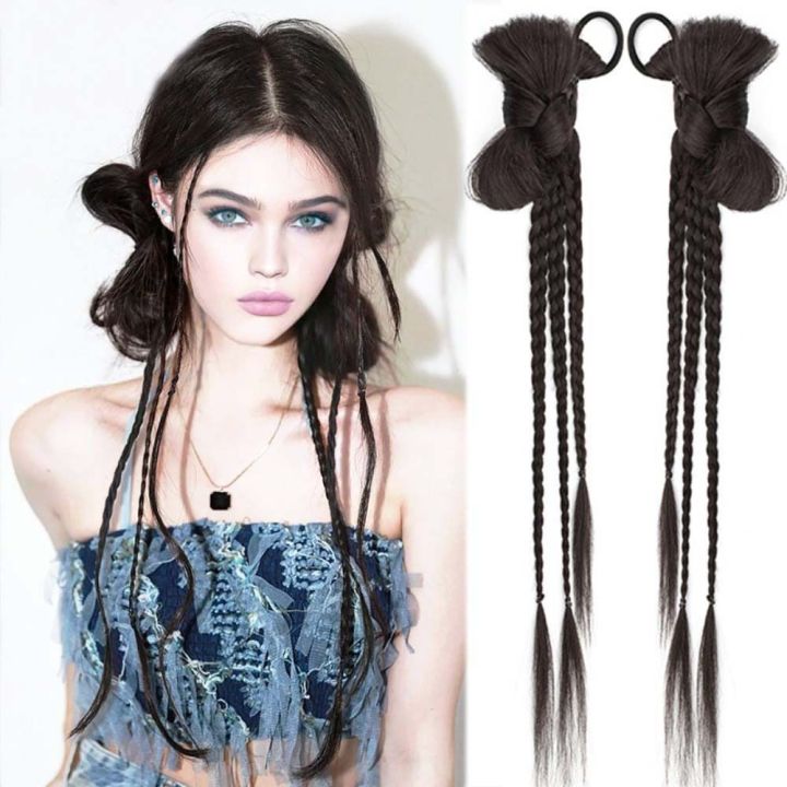 GUORE Rubber Band High quality Cute Female Hot Girl Double Ponytail ...