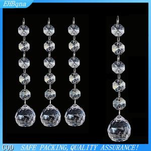 【Miễn ship không giới hạn】 10pcs Acrylic Pha lê hạt Mặt Dây chuyền vòng hoa đèn chùm treo bên trang trí đám cưới Bảng centerpieces Rèm DIY