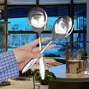 Stainless Steel Spoon for Home and Hotel Buffet Long Handle Large Serving Spoon Soup Spoon Hot Pot Spoon Soup Spoon [ Free Shipping ]