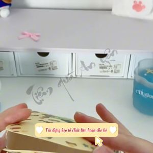 Túi Đựng Kẹo Có Quai Xách Tổ Chức Liên Hoan Sinh Nhật Trên Lớp Cho Bé Hộp Quà Bánh Kẹo Khen Thưởng