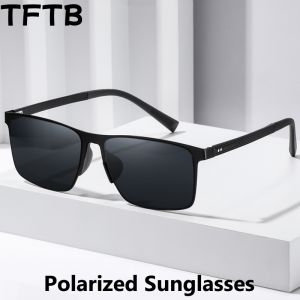 TFTB Nam và nữ Kính râm phân cực Cổ điển Hình vuông Mặt to Lái xe Đi bộ đường dài Câu cá Chống tia cực tím Kính mắt theo toa quang học 8072026