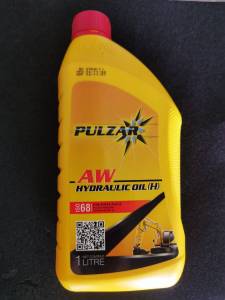 น้ำมันไฮดรอลิคน้ำมันโช๊ครถจักรยานยนต์MOTOเพาวซ่าร์AWเบอร์68 PULZAR AW HYDRAULIC OIL ISO 68 ขนาด1ลิตร