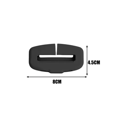2PCS Universal Silicone Car Seat Belt Cover Anti-Scratch Car Seatbelt Buckle Protective Case for Car Seat Decoration