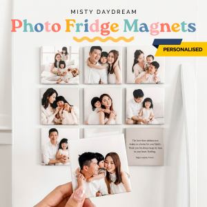 [SG Seller] Customised Fridge Photo Magnet | Personalised Photo Printing Gift | Fathers Day Gifts