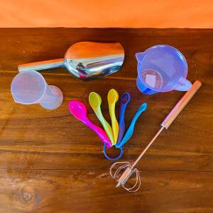 SEKOP ES 1 SET | GELAS TAKAR SENDOK TAKAR 1 SET | PENGADUK MINUMAN