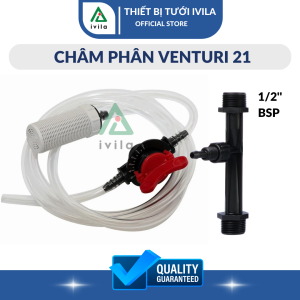Bộ châm phân Venturi 21/27/34/49/60 thiết bị châm phân venturi dùng trong hệ thống tưới bộ hút phân tự động