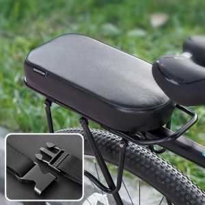 FLYING Soft Sponge Bicycle Seats Cushion Waterproof Thickened Backseat Cushion Universal Easy Installation Bicycle Carrier Seat Bicycle