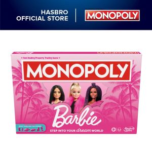 Monopoly: Barbie Edition Board Game Family Games for 2-6 Players Ages 8+