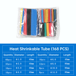 Carller 780/336pcs Heat Shrink Tube Assorted Polyolefin Heat Shrink Tubing Tube Wire Cable Insulation Sleeves Wrap Wire Set
