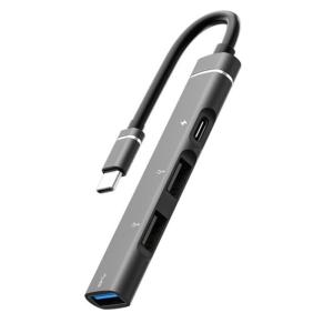 4in1 USB3.0 Hub 4-port USB3.0 USB2.0 Type-C Extender USB PD Multi-splitter Adapter OTG for PC Computer Accessories