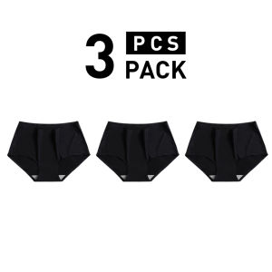 (3 Pcs) 2023 Fashion Ice Silk Seamless Summer Simple Women Underwear Ladies Panties