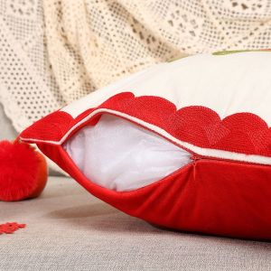 Decorative Cushion Cover red wedding celebration design adds the stated decorative or supportive cushion layer for sofa bed car seat or office chair bedroom furnishing cushion cover