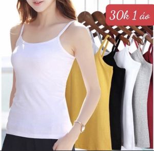 PHONG CÁCH THỜI TRANG ÁO 2 DÂY CHẤT COTTON CO GIÃN MỀM MẠI THOÁNG MÁT ( SIZE TỪ : 38-75KG )