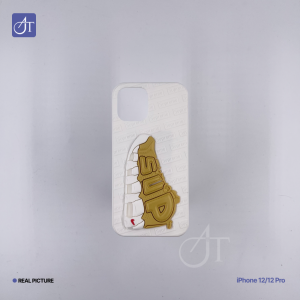 Case Iphone 3D Softcase Casing Timbul Sup- rem e Warna God White 11 12 13 14 Pro Max 7Plus XR X XS MAX 7 8 Plus Silicone Anti Crack Pattern