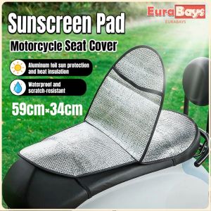 E.B. Motorcycle Sunscreen Pad Waterproof Aluminum Foil Film Electric Car Insulating Heat Pad Seat Cover 1
