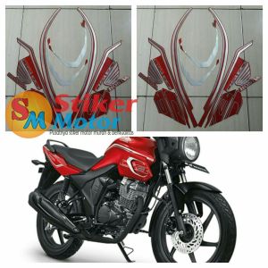 STIKER STRIPING MOTOR Honda CB150 Verza 2018 Terbaru merah bold red