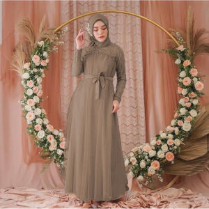 GAMIS MIGELA /  GAMIS BRUKAT / BAJU LEBARAN / PAKAIAN WANITA / GAUN PESTA / KEBAYA / JUMBO SIZE