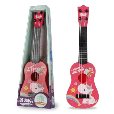 Childrens Mini Guitar Toy: Playable realistic ukulele instrument musical fun for learning and enjoyment