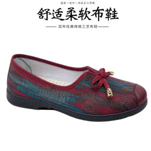 Free Shipping Spring And Autumn WomenS Flat Casual Shoes Soft-Soled Non-Slip Ultra-Light Slip-On Shoes For Middle-Aged And Elderly Women