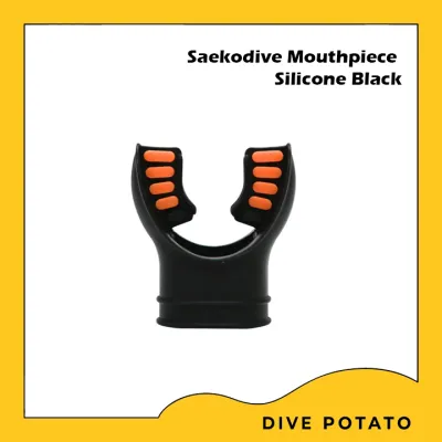 Saekodive Mouthpiece Silicone Black/Orange