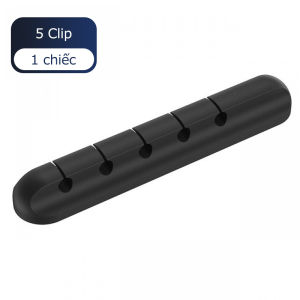 Kẹp Silicon Giữ Cáp Cài Dây Sạc Tai Nghe Cố Định Gọn Gàng Tiện Dụng Nhiều