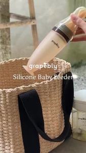 Grapebly Baby Silicone Food Feeder 120ml / 4oz - For Puree