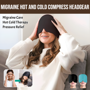 Ice Headgear High Efficiency Migraine Hot And Cold Compress Headgear Double Layer Hot Compress Eye Mask Migraine Care Upgrade Cold Compress Gel Headgear