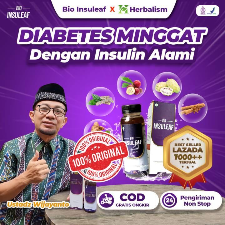 ORIGINAL BIO INSULEAF – 100% Herbal Alami Cegah & Bantu Atasi Diabetes ...