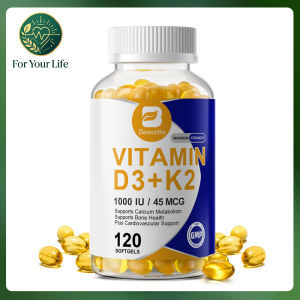 Viên Vitamin D3+K2 Beworths MK7 giúp xương chắc khỏe hỗ trợ chuyển hóa canxi hiệu quả