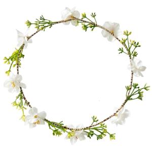 Flower Garland Floral Headpiece for Women and Girls with Flowers Hair Accesories Hairpieces for Weddings and Festivals
