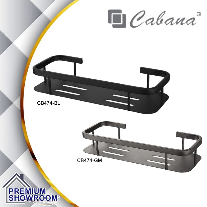 CABANA Bathroom Toilet Rectangular Stainless Steel Basket / Shampoo ...