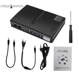 DC1018L Mini Portable UPS Uninterruptible Power Supply 5V 9V 12V Battery Backup UPS Backup Battery for WiFi Router