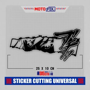 STIKER CUTTING PREMIUM MOTIF 32 / Sticker Mobil / LAPTOP / MATA ANIME / JDM / JAPAN DRIFT / KACA