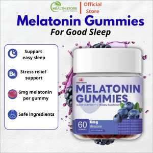 Yiling Melatonin Gummies 60PCS For A Good Nights Sleep Relaxation And Improved Memory.