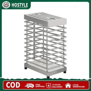 【NEW】 Stainless Steel Kitchen Utensil Holder for Storage Space Saving and Easy Access