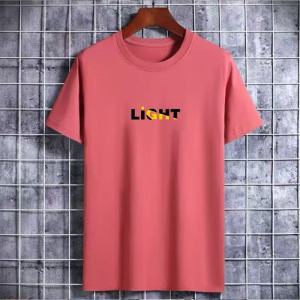 baju kaos cowok lengan pendek motif light sablon print premium super keren viral fashion atasan pria