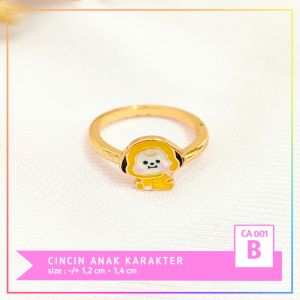 cincin xuping cincin anak karakter anak lucu lapis emas gold CA 001