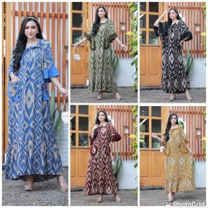 SEDRES SUPER JUMBO SONGKET KANTONG REMPEL 2 LENGAN TEROMPET LEBAR