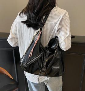 Túi đeo chéo nữ túi đeo vai đeo balo đa năng thiết kế khóa chéo tặng móc vợt thời trang TTS68 047