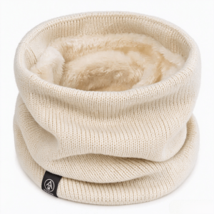 SBX346 Warm Knitted Scarf Thickened Windproof Neck Gaiter Women Cold-proof Neck Warmer Winter