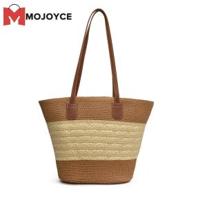 Mojoyce Túi Đeo Vai đan nữ thời trang với nội thất và hoạ tiết hợp thời trang rộng rãi cho công việc và giải trí