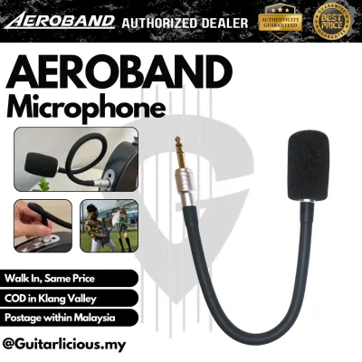 AEROBAND AeroGuitar Stringless Acoustic Electric Travel Guitar Portable Silent Smart Guitar w/ Removable Fretboard