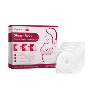 OceAura Breast Ginger Root Contouring Patch Reshapes Body Curves Defines Natural Lines Refines Appearance Body Care 4 Pcs